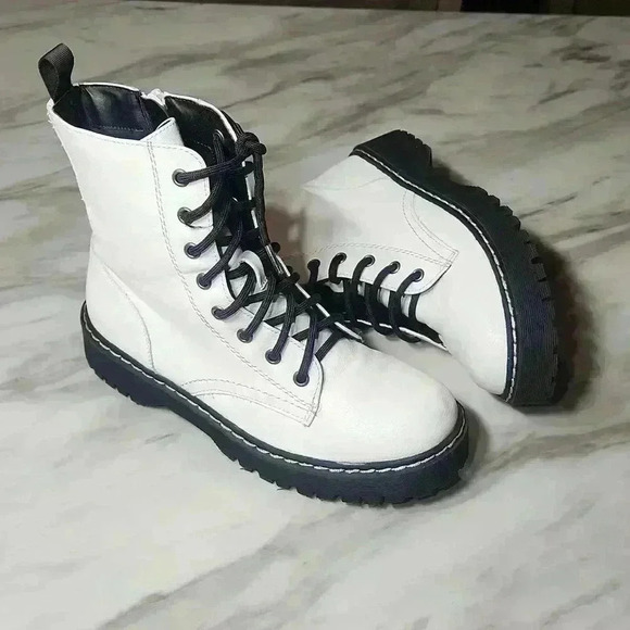 Sincerely Jewels size 7.5 white and black with zipoer - Picture 3 of 7